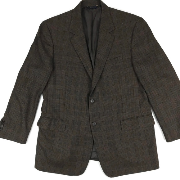 Brooks Brothers Other - Brooks Brothers Wool Cashmere Plaid Italy Size 45R